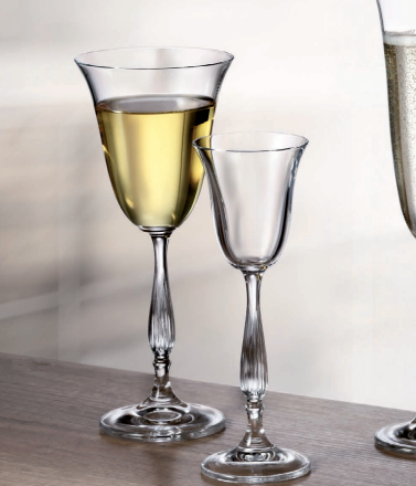 Wave White Wine Glass