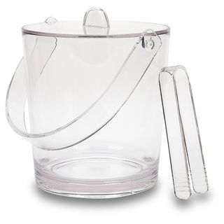 Impulse Polycarbonate Capri Ice Bucket with Tong