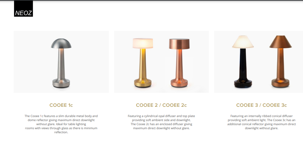 Cooee Table Lamp- NEoz