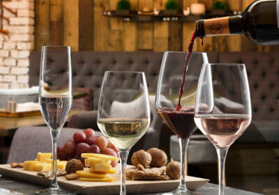 wine glasses in Dubai